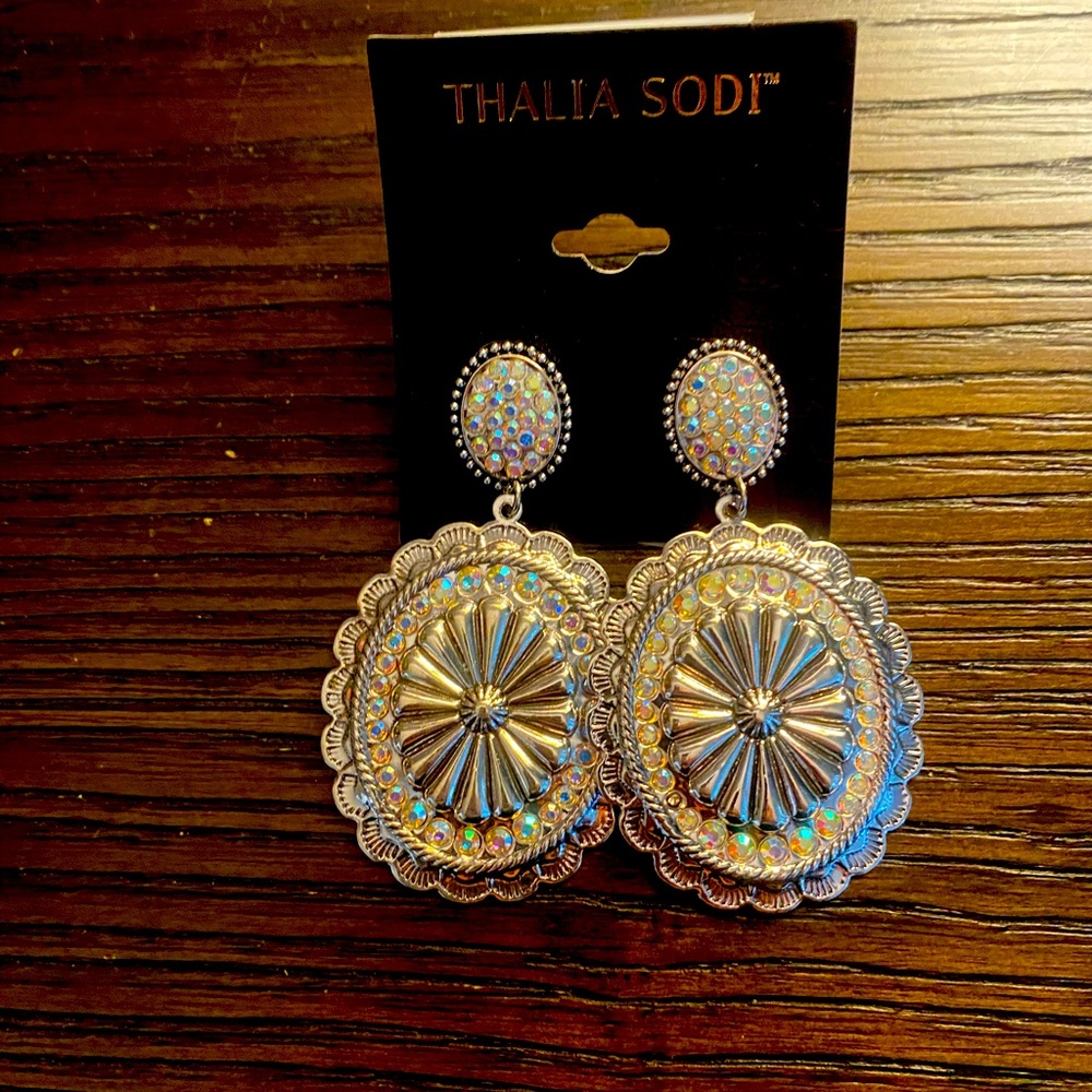 NEW Thalia Sodi silver earrings